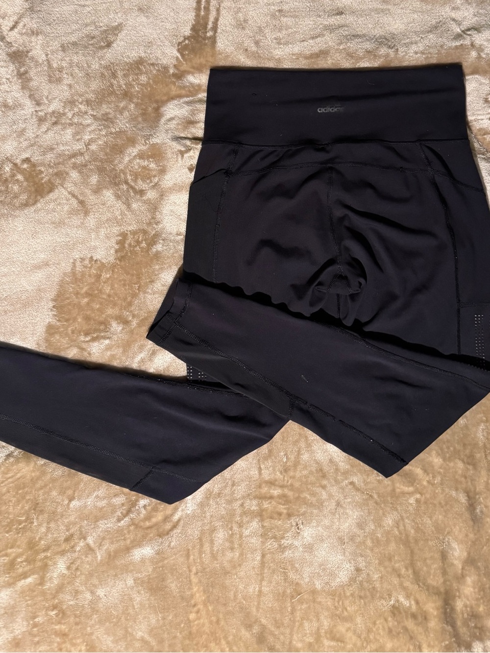 Adidas Climate Black High-Rise Training Leggings Size Medium